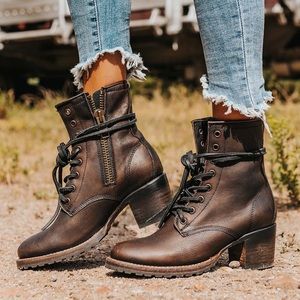 Freebird Cavalier Black Distressed Boots
